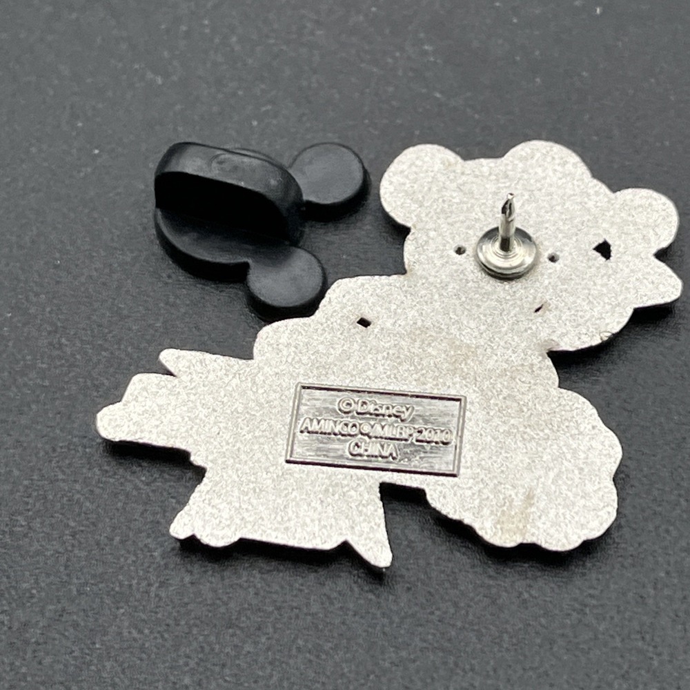 Disney MLB Baseball All Star Game 2010 Mickey Mouse Lapel Hat Pin - Picture 3 of 3